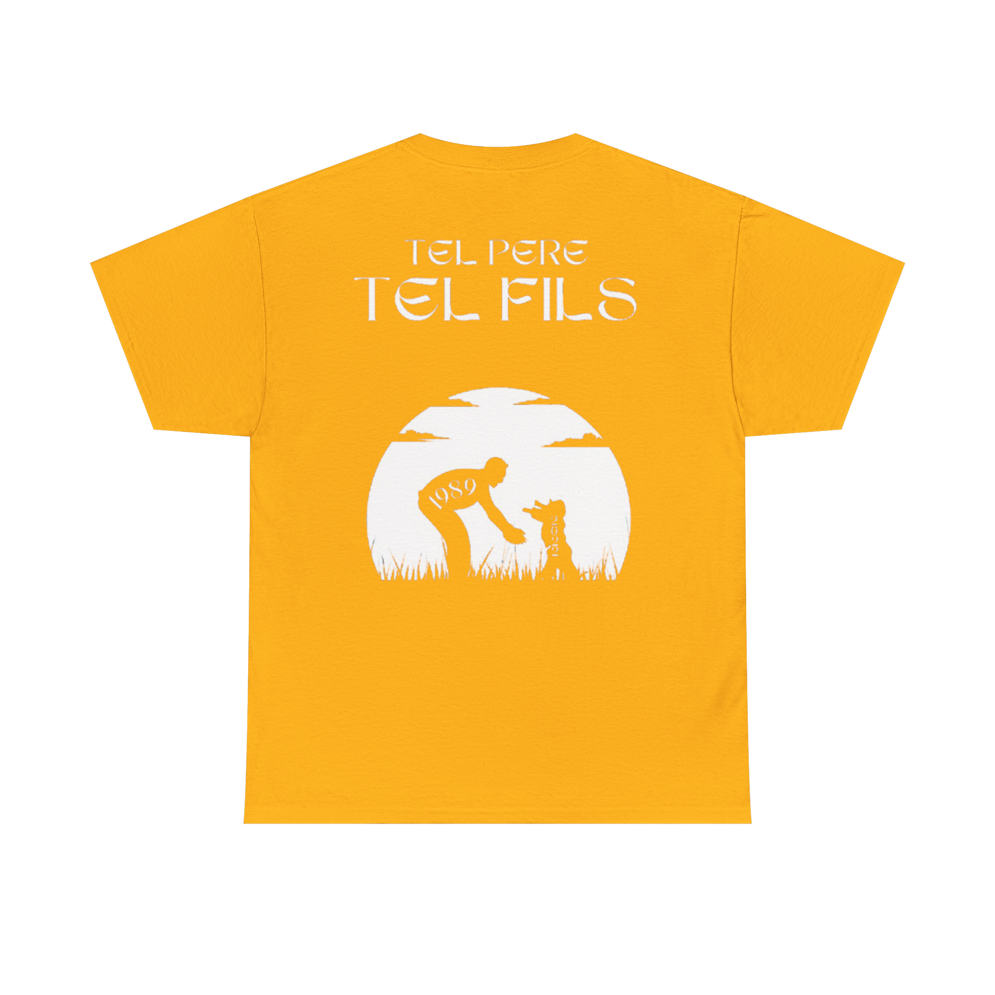 T-shirt Tel père tel fils Collection 1989 Lune