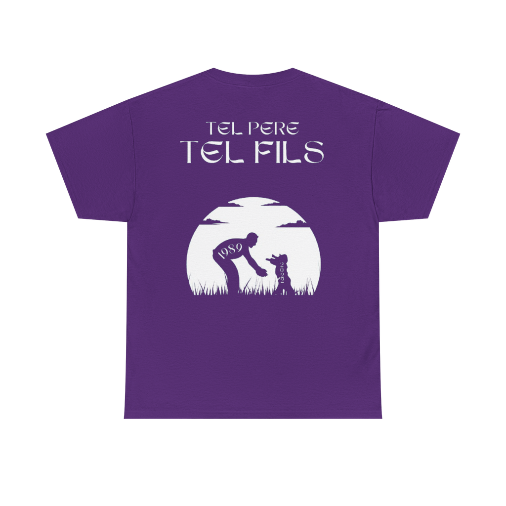 T-shirt Tel père tel fils Collection 1989 Lune