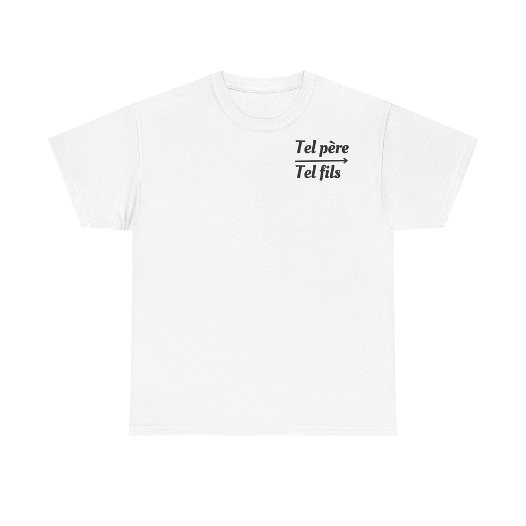 T-shirt Tel père tel fils collection tigre