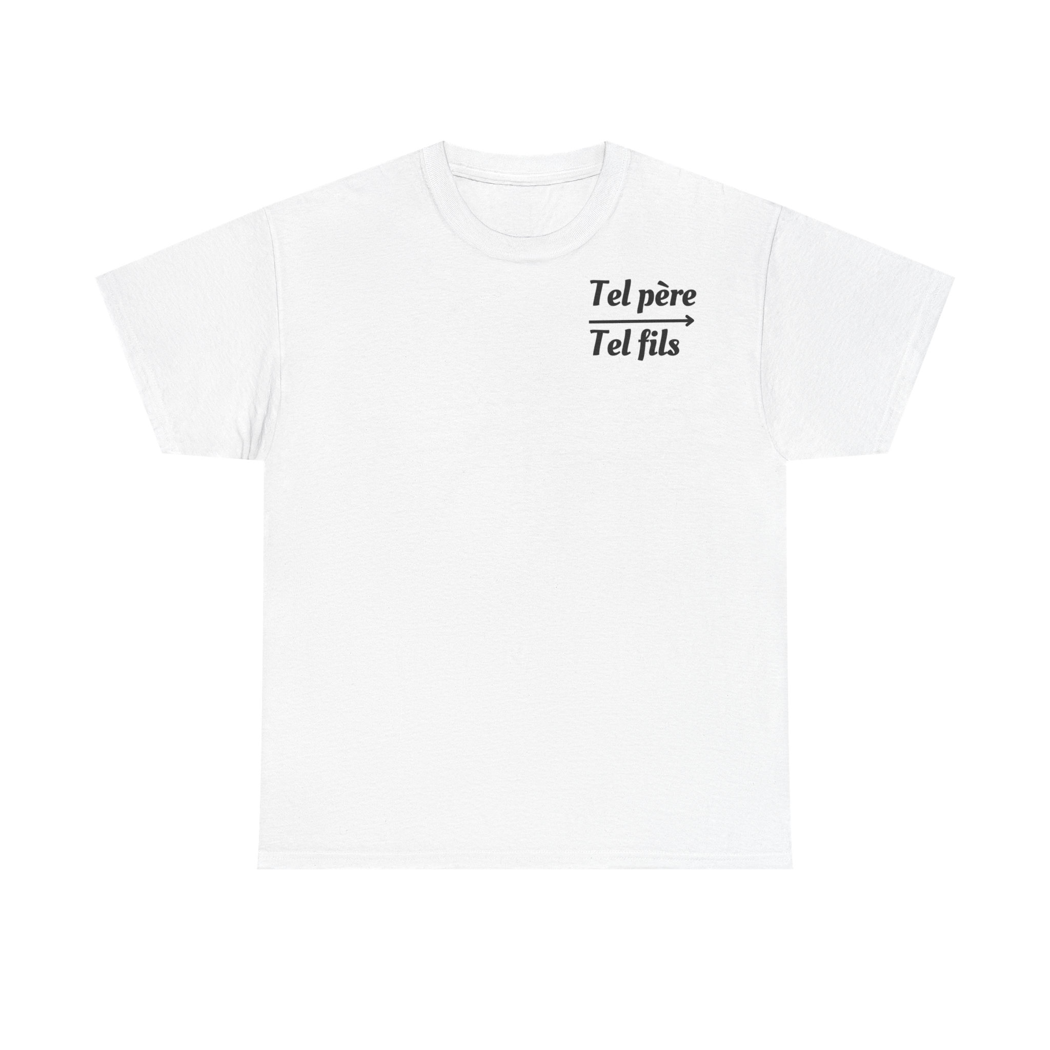 T-shirt Tel père tel fils collection tigre
