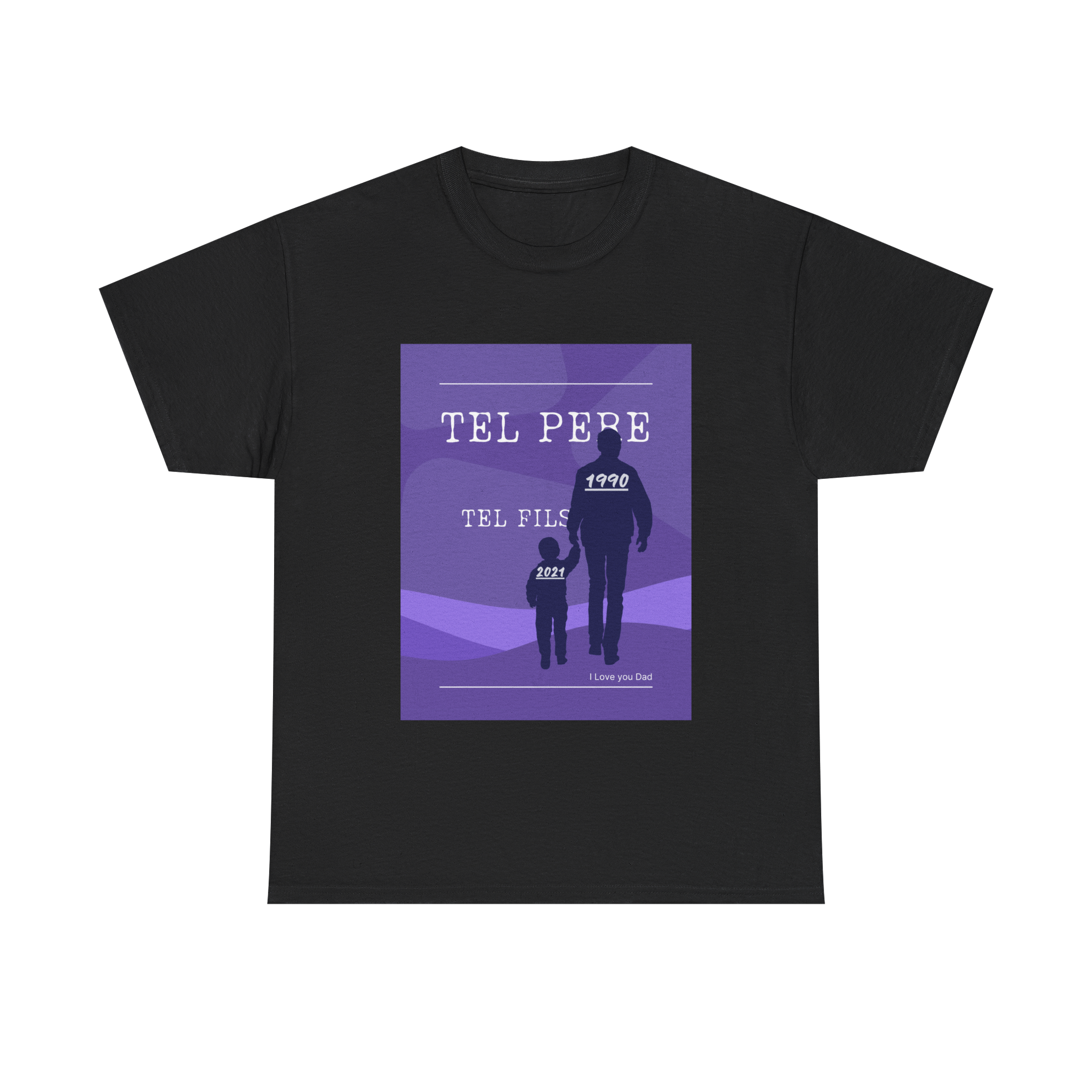 T-shirt Tel père tel fils collection main dans la main